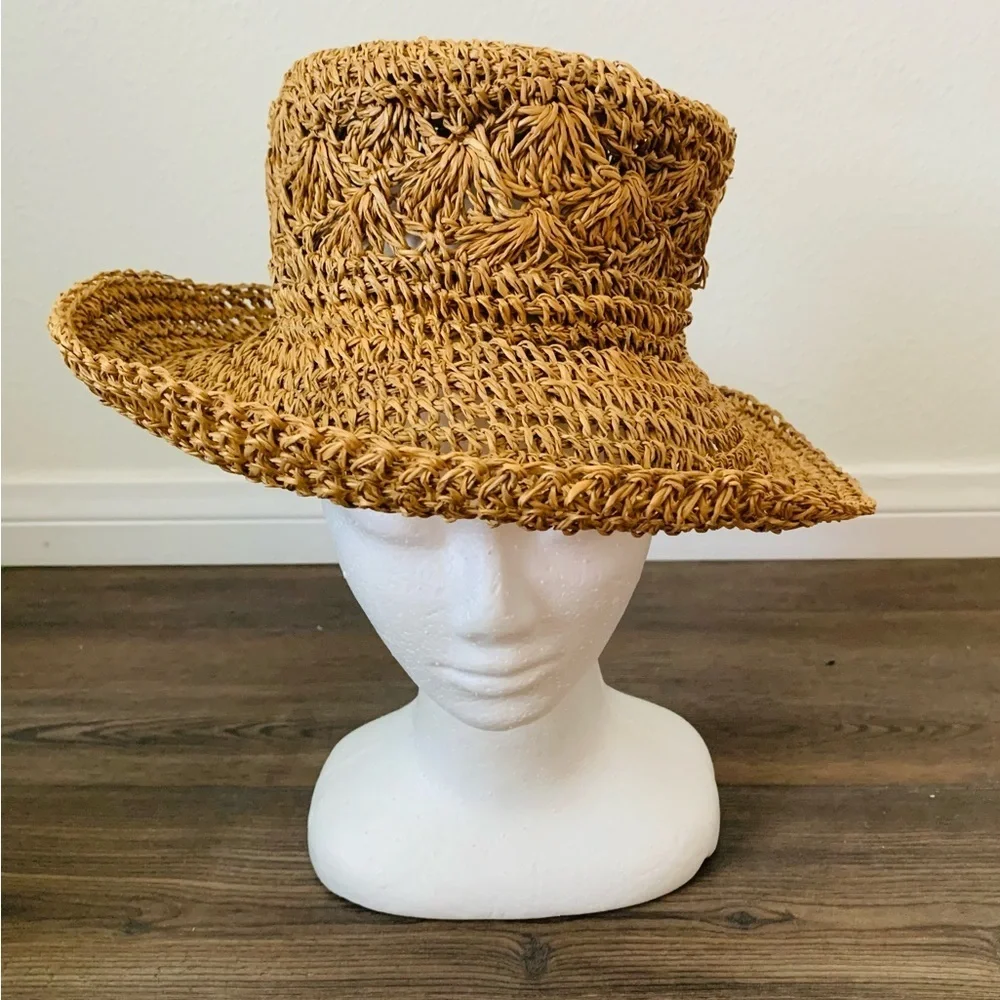 Tropical friends 100% straw hat